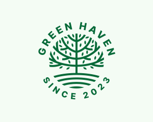 Forest Tree Nature Garden  logo