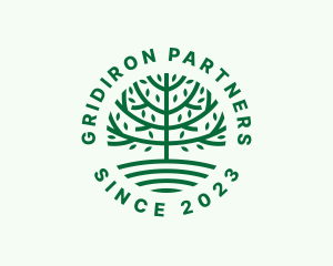 Forest Tree Nature Garden  logo design