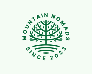 Forest Tree Nature Garden  logo design