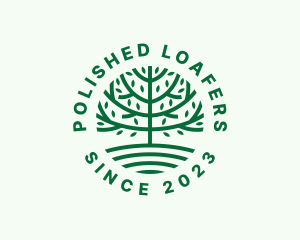 Forest Tree Nature Garden  logo design