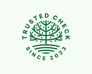 Forest Tree Nature Garden  logo design