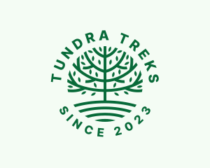 Forest Tree Nature Garden  logo design