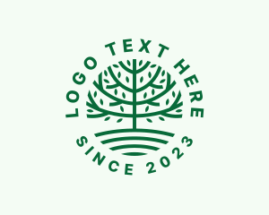 Forest Tree Nature Garden  logo