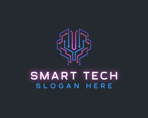 Brain Ai Technology logo design