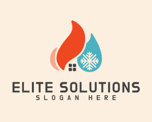 House Heating Cooling Industry logo