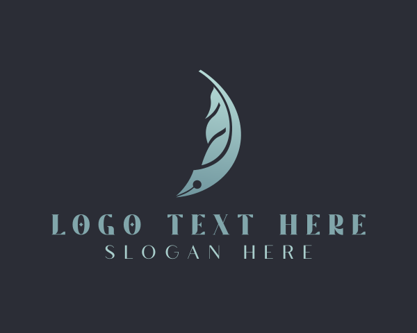 Feather logo example 1