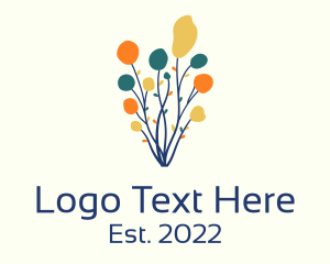 Colorful Tree Plant logo