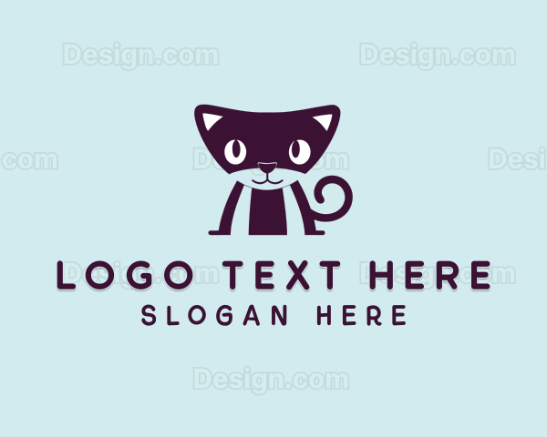 Pet Cat Kitten Logo