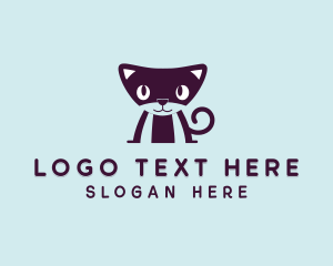 Pet Cat Kitten Logo