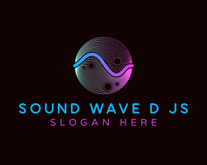 Sound Wave Frequency  logo design