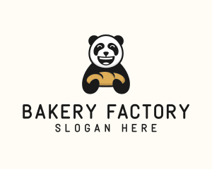 Panda Bread Bakery logo design