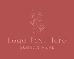 Flawless - Flawless Female Body Leaves logo design