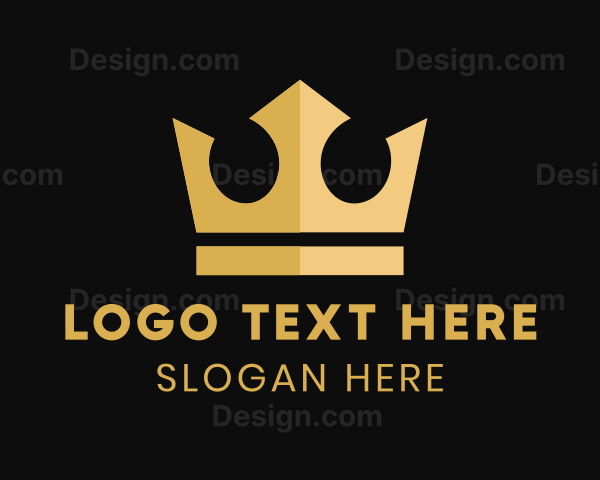 Premium Gold Crown Logo