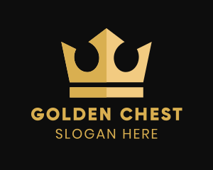 Premium Gold Crown  logo design