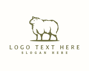 Sheep Livestock Farm Logo