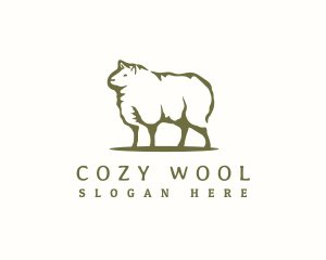 Sheep Livestock Farm logo design