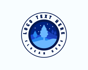 Night Farm Tree logo