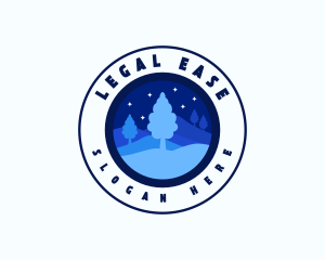 Night Farm Tree logo