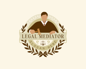 Legal Justice Judge logo design