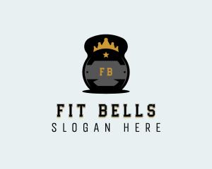 Crown Kettlebell Fitness logo design