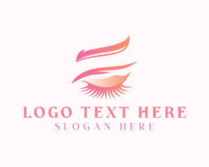 Eyelash Eyebrow Beautician logo