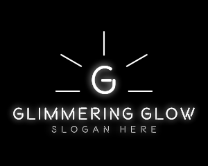 Glowing Light Shine logo design