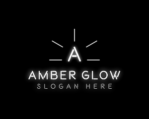 Glowing Light Shine logo design