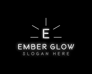 Glowing Light Shine logo design