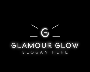 Glowing Light Shine logo design