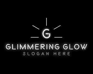 Glowing Light Shine logo design