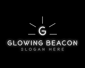 Glowing Light Shine logo design