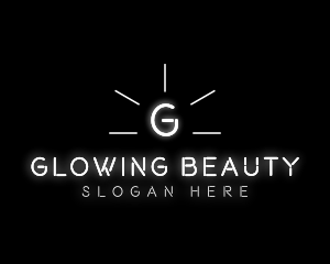 Glowing Light Shine logo design