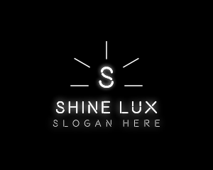 Glowing Light Shine logo design