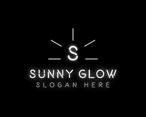 Glowing Light Shine logo design