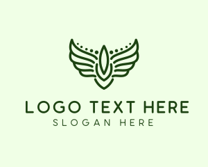 Winged Military Badge  logo