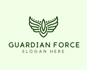 Winged Military Badge  logo design