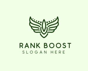 Winged Military Badge  logo design