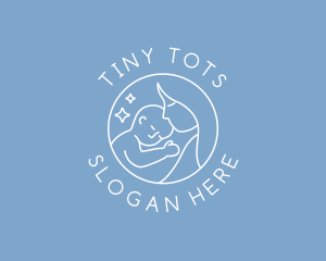 Mom Baby Childcare logo design