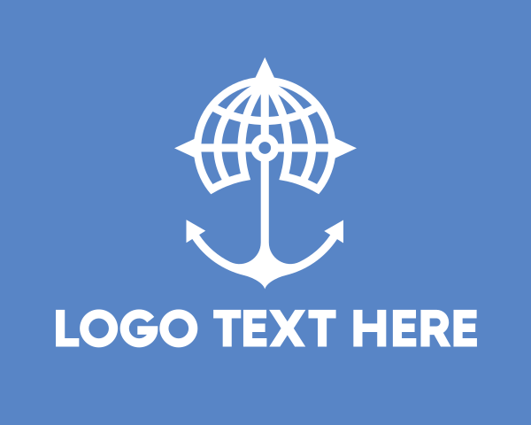 Blue Boat logo example 1
