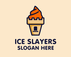 Ice Cream Castle  logo design