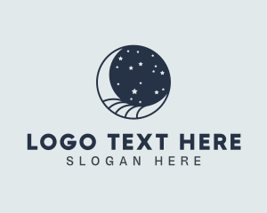 Night Sky Crescent Moon logo