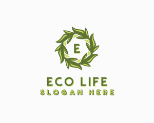 Organic Leafy Garden logo design