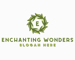 Organic Leafy Garden logo design