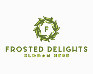 Organic Leafy Garden logo design