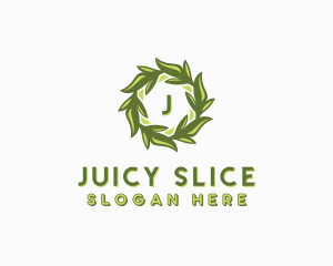 Organic Leafy Garden logo design