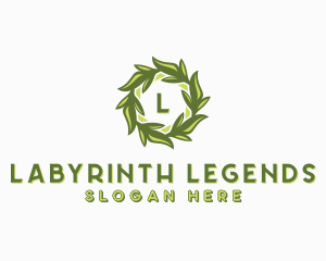 Organic Leafy Garden logo design