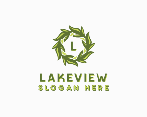 Organic Leafy Garden logo design