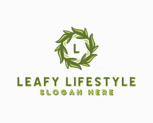 Organic Leafy Garden logo design