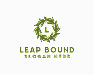 Organic Leafy Garden logo design