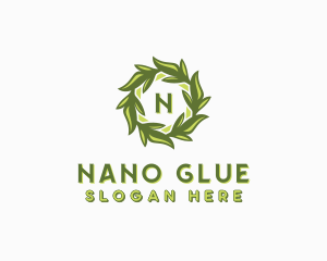 Organic Leafy Garden logo design